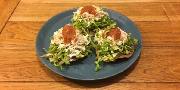 Chicken Tostadas 